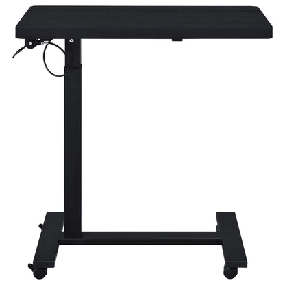  Coaster Furniture Westpark 930300 Pneumatic Adjustable C-Shape Side Table with Casters - Black IMAGE 4