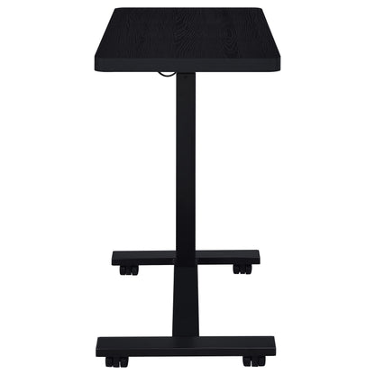  Coaster Furniture Westpark 930300 Pneumatic Adjustable C-Shape Side Table with Casters - Black IMAGE 8