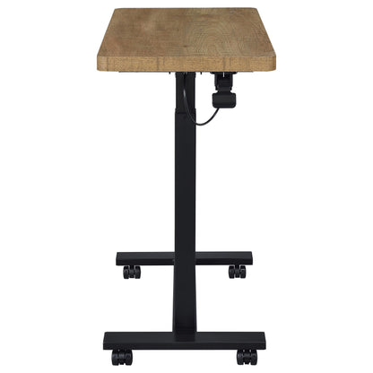  Coaster Furniture Westpark 930301 Pneumatic Adjustable C-Shape Side Table with Casters - Mango IMAGE 10