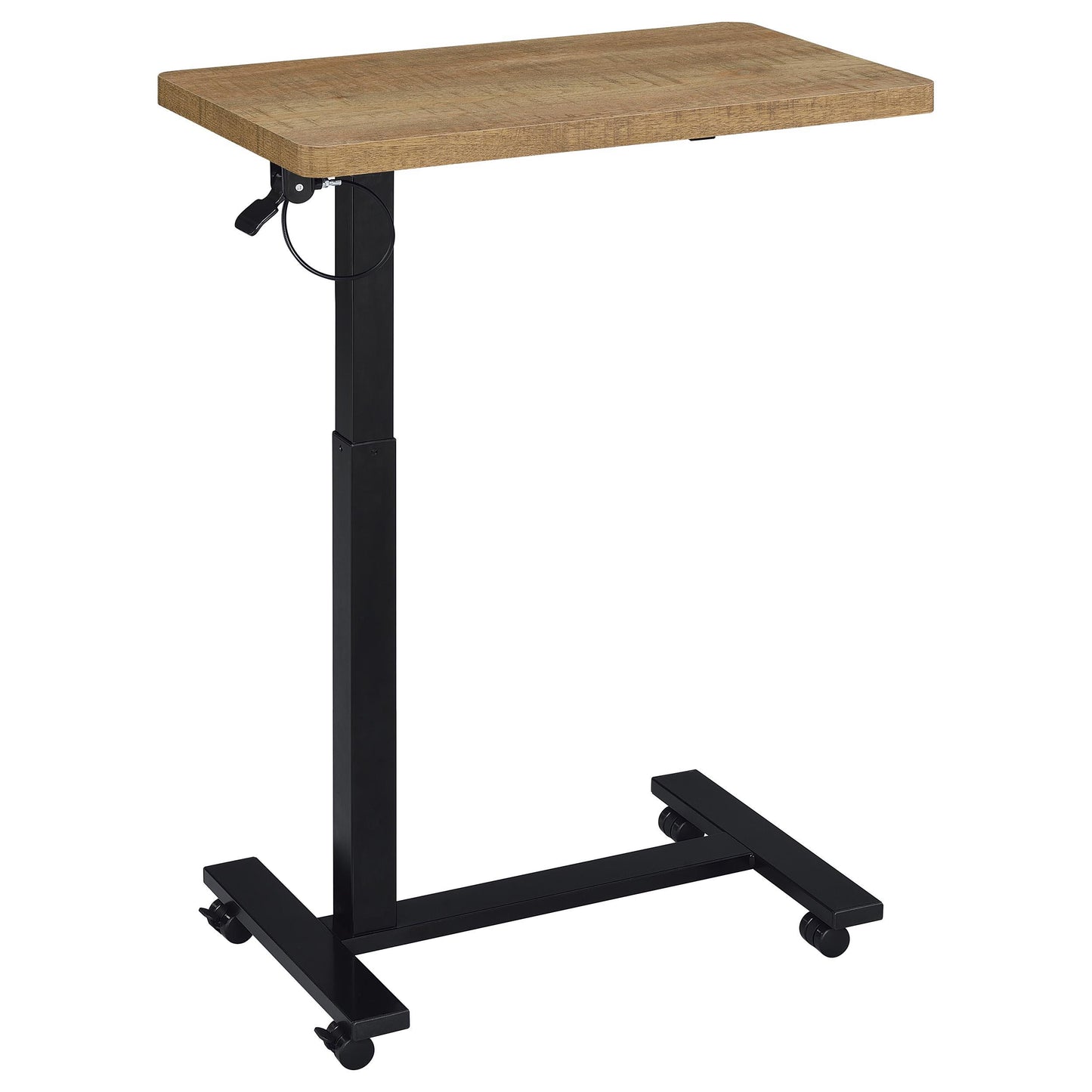  Coaster Furniture Westpark 930301 Pneumatic Adjustable C-Shape Side Table with Casters - Mango IMAGE 12