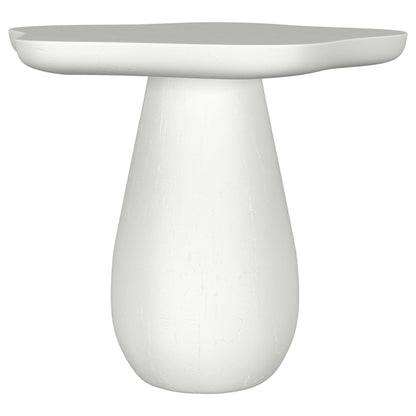  Coaster Furniture Perth 930615 17-inch Side Table with Cloud-Shaped Top - Off White IMAGE 2