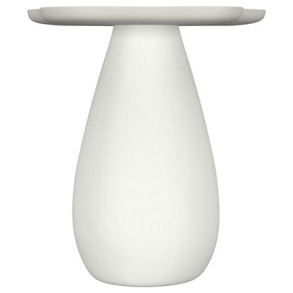  Coaster Furniture Perth 930616 20-inch Side Table with Cloud-Shaped Top - Off White IMAGE 2