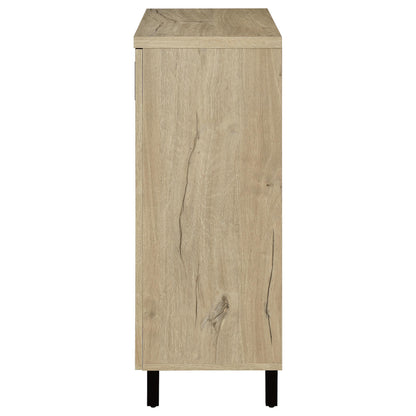  Coaster Furniture Brixton 950424 2-door Entryway Shoe Storage Cabinets - White Oak IMAGE 7