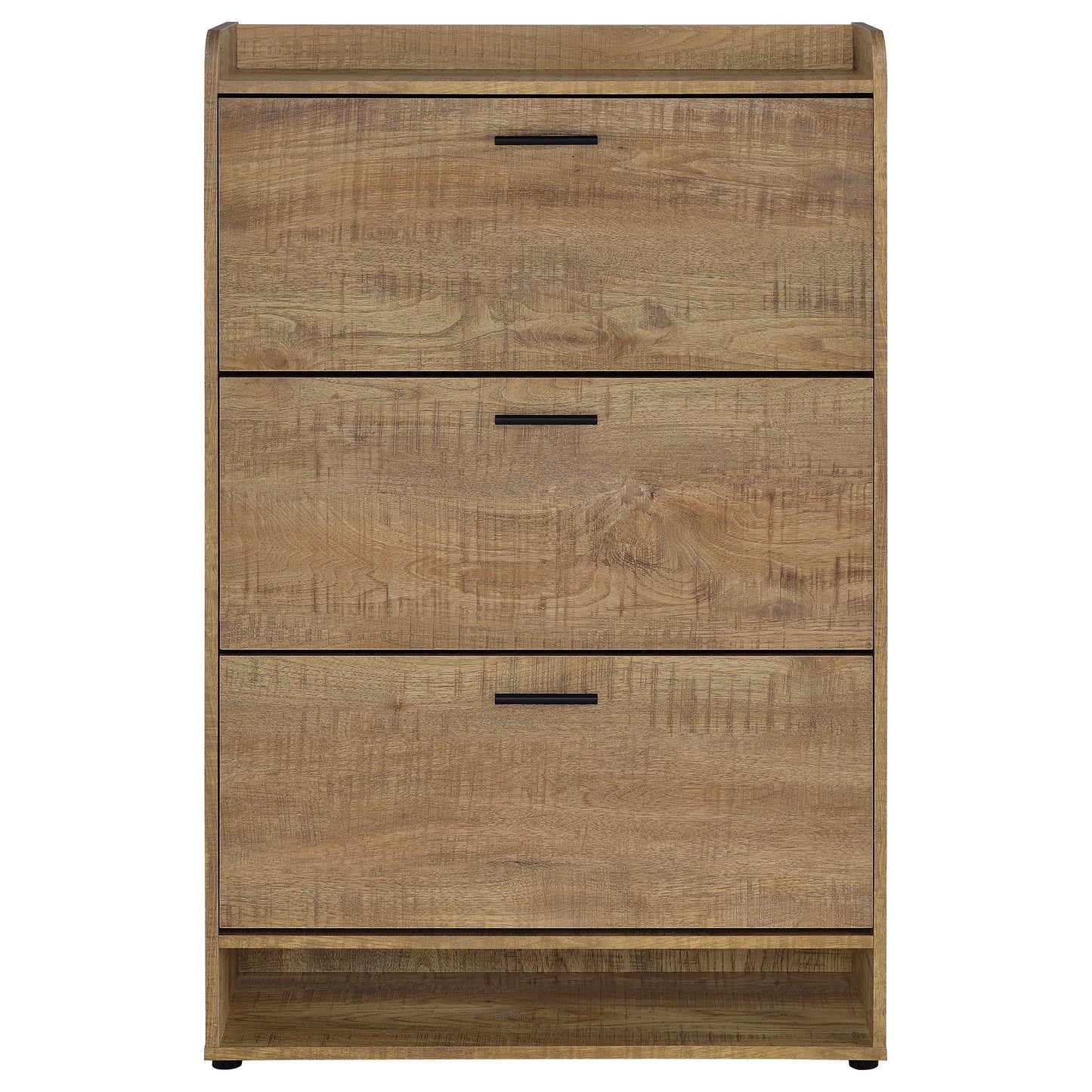  Coaster Furniture Denia 950425 3-tier Engineered Wood Shoe Cabinet - Mango IMAGE 2