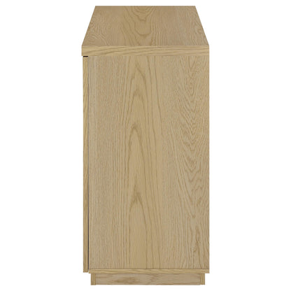  Coaster Furniture Tilbury 950429 2-door Glass Front Accent Display Cabinet - Light Oak IMAGE 7