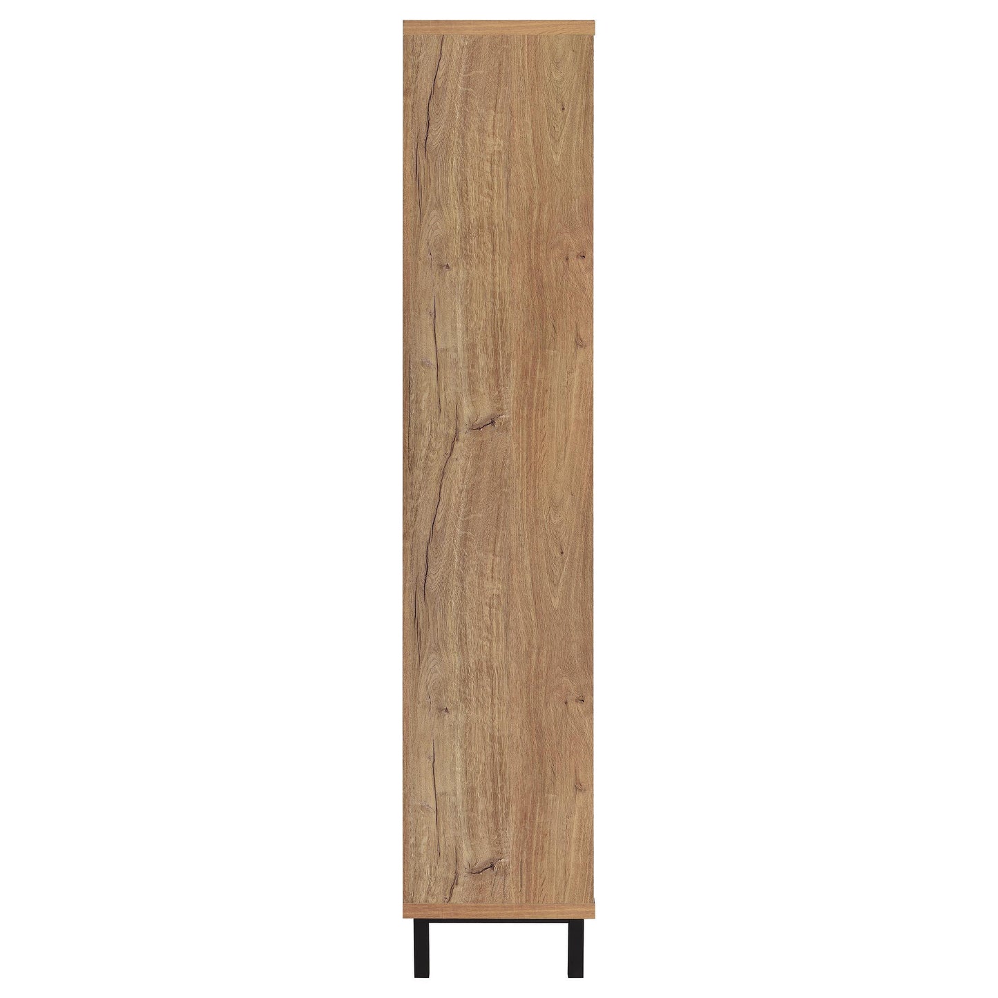  Coaster Furniture Teller 950440 80-inch 4-door Tall Shoe Storage Cabinet - Natural Oak IMAGE 1