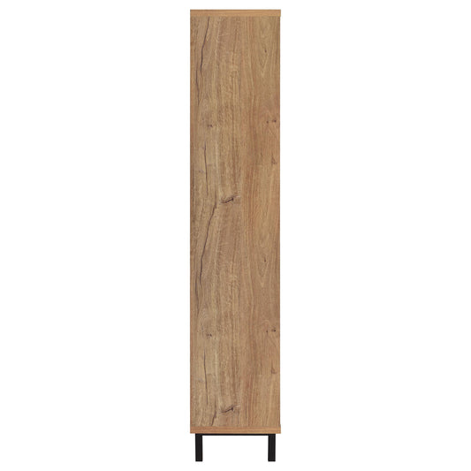  Coaster Furniture Teller 950440 80-inch 4-door Tall Shoe Storage Cabinet - Natural Oak IMAGE 1