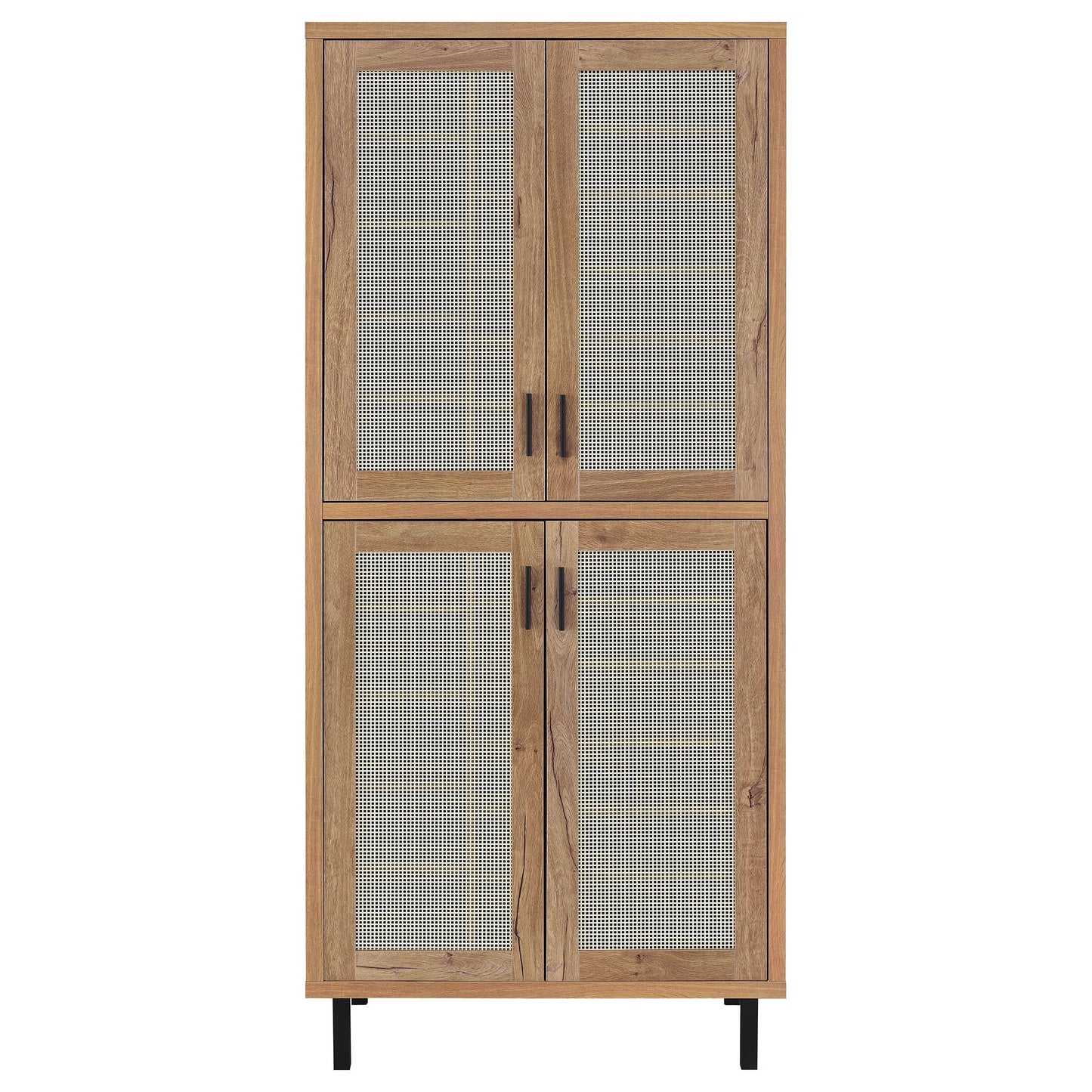  Coaster Furniture Teller 950440 80-inch 4-door Tall Shoe Storage Cabinet - Natural Oak IMAGE 11