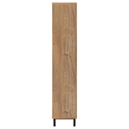  Coaster Furniture Teller 950440 80-inch 4-door Tall Shoe Storage Cabinet - Natural Oak IMAGE 4