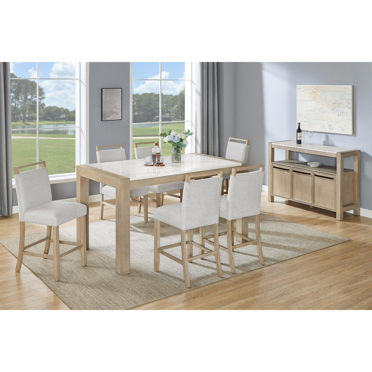 Crown Mark Hazel 1721S-24 Counter Height Chair IMAGE 3