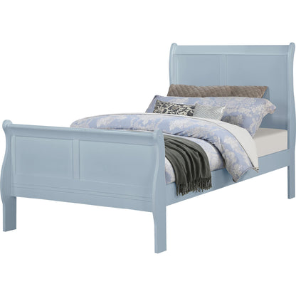  Crown Mark Louis Philip B3760-T Twin Bed - Blue IMAGE 1