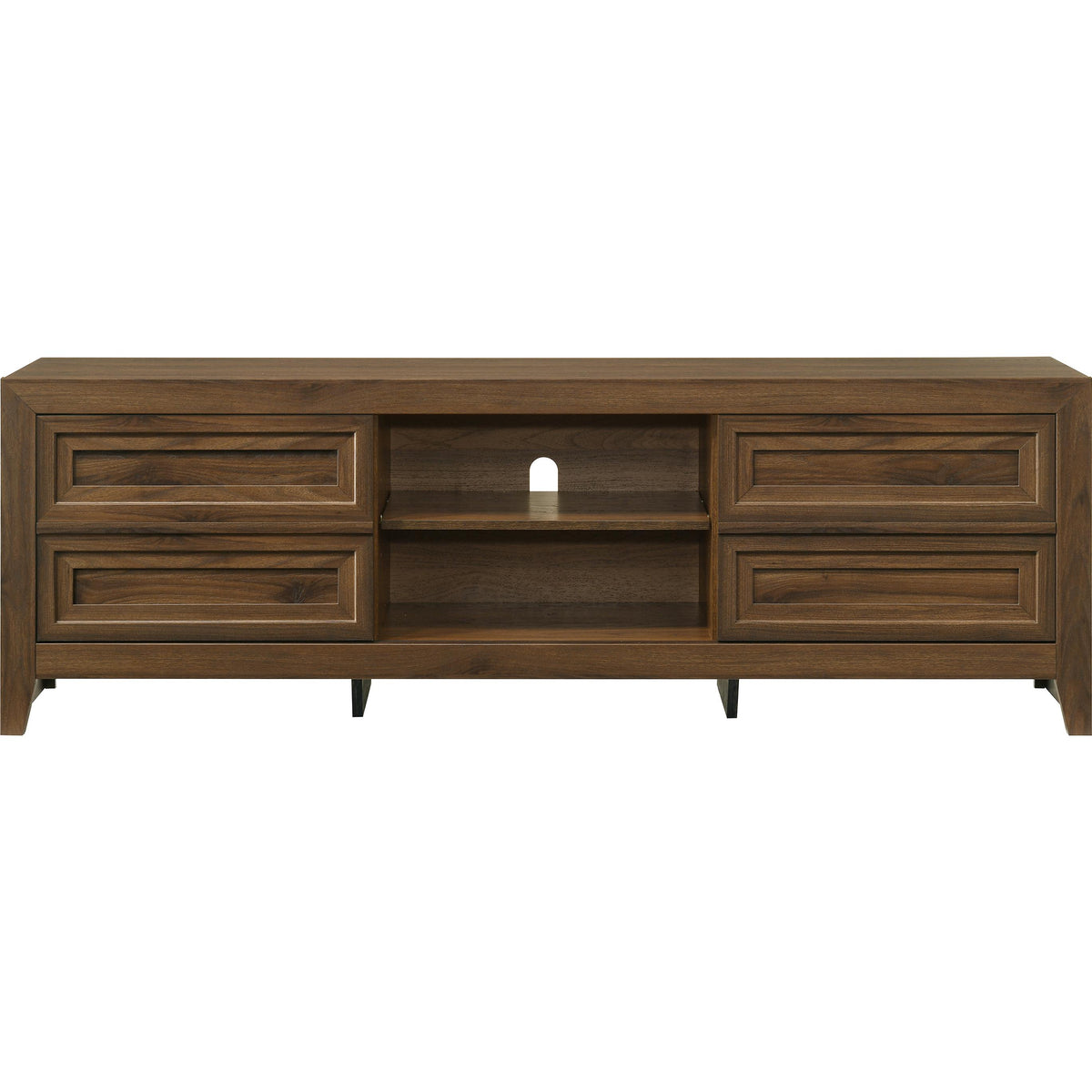  Crown Mark Lorraine B6610-9 TV Stand - Brown IMAGE 3