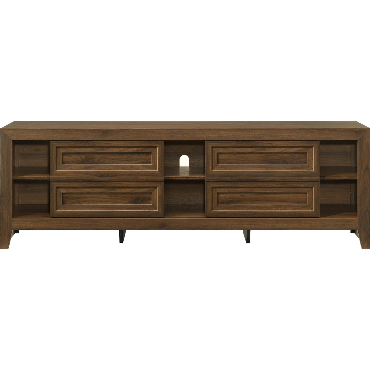  Crown Mark Lorraine B6610-9 TV Stand - Brown IMAGE 4