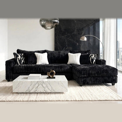 9500 Sectional – Black