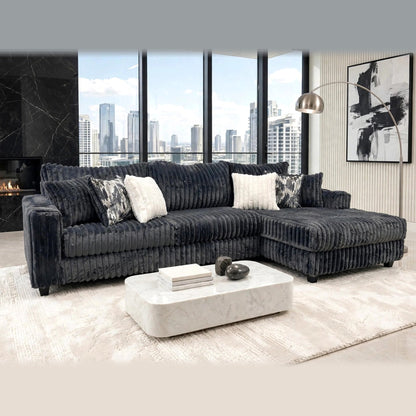 9500 Sectional – Charcoal