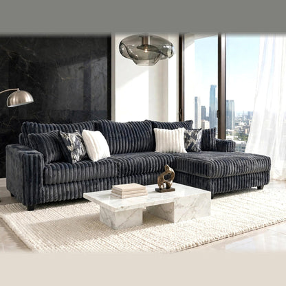 9500 Sectional – Charcoal