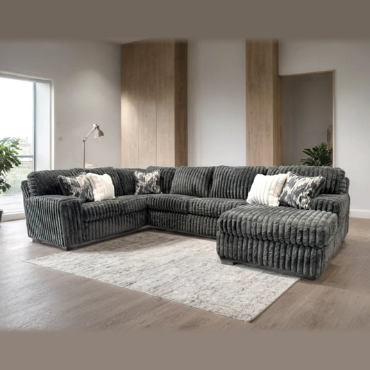 9800 Sectional – Charcoal