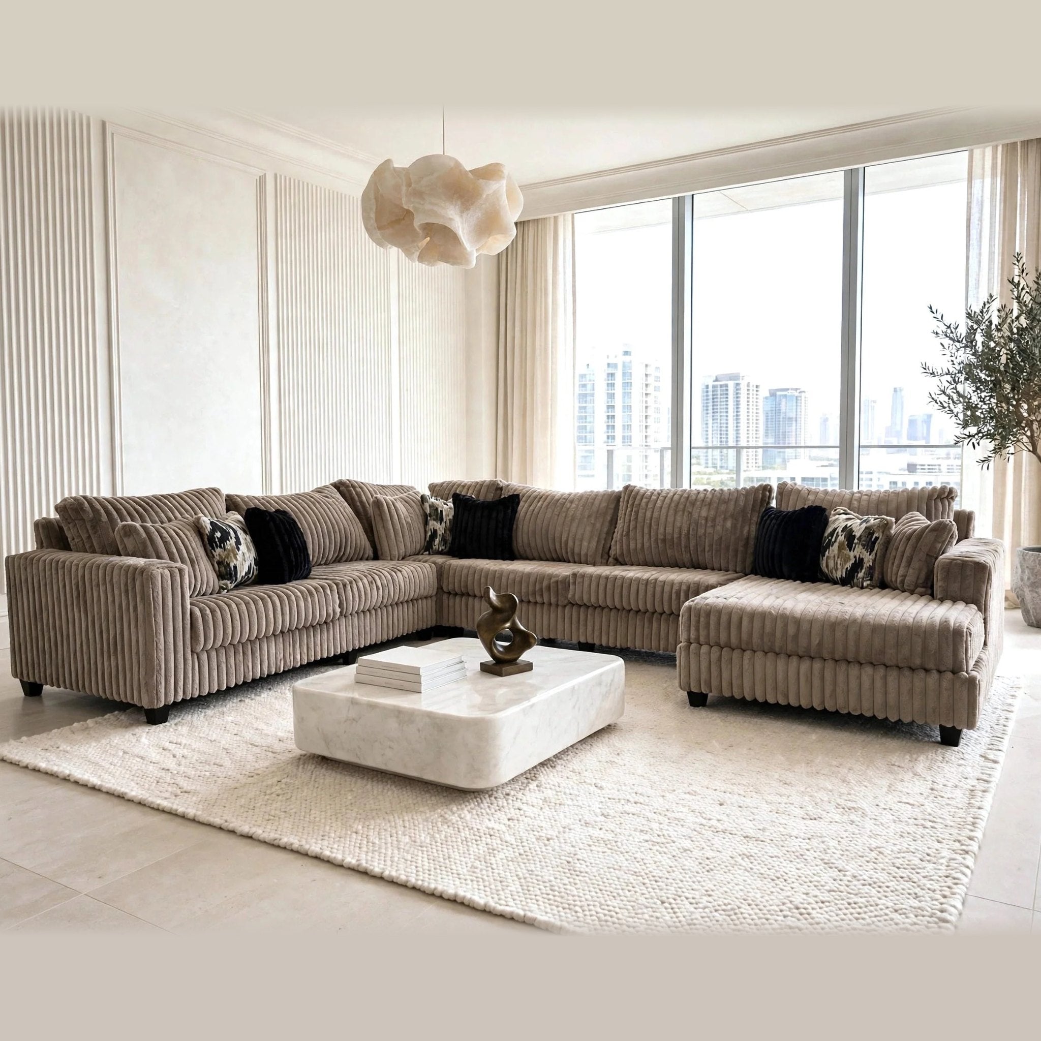 9900 XL Sectional – Cocoa