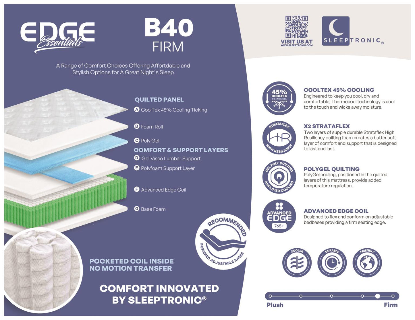 Edge B40 Firm Mattress
