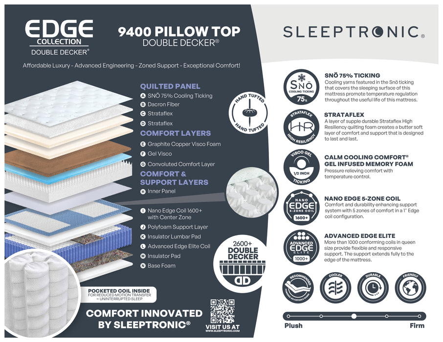 Edge DD 9400 Super PT Mattress