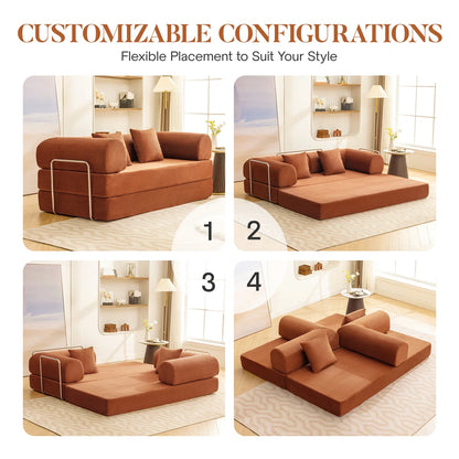Furniture Of America Perri SL6907 79" Compressed Sofa