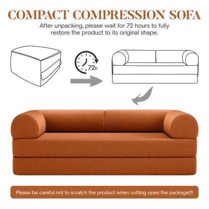 Furniture Of America Perri SL6907 79" Compressed Sofa