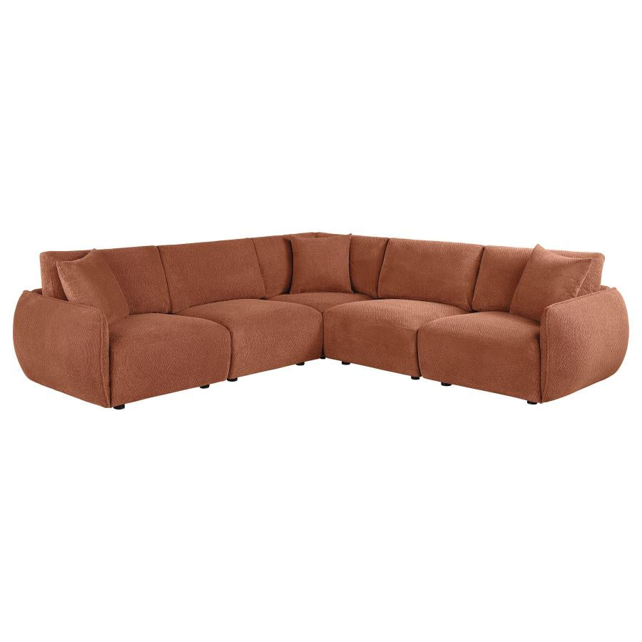 Elysia Chenille Upholstered Modular Lounge