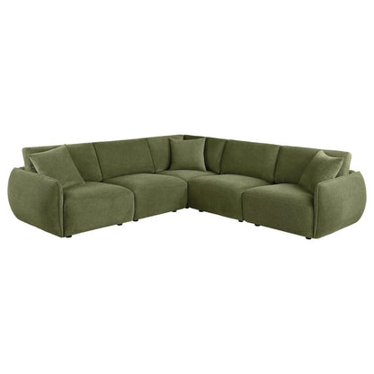 Elysia Chenille Upholstered Modular Lounge