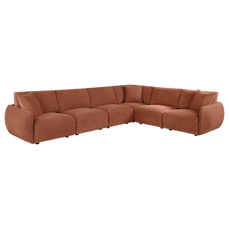Elysia Chenille Upholstered Modular Lounge