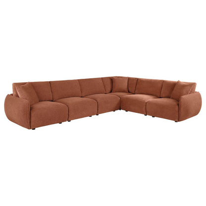 Elysia Chenille Upholstered Modular Lounge