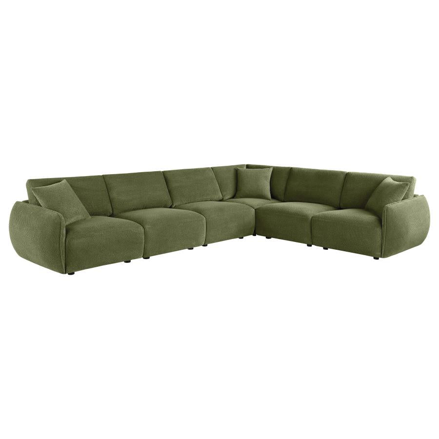 Elysia Chenille Upholstered Modular Lounge