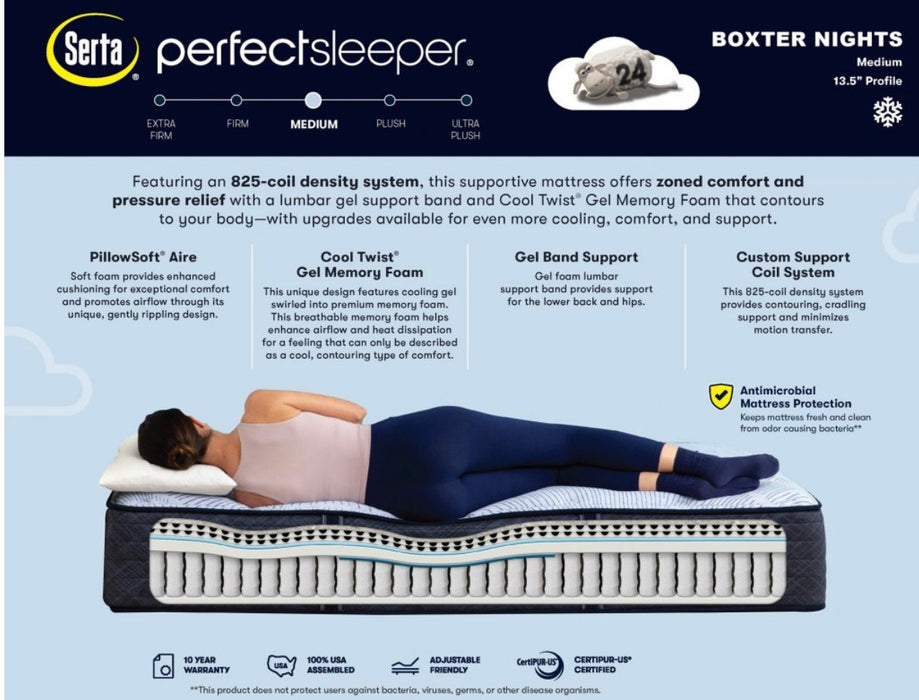 Serta Perfect Sleeper Boxter Nights Medium