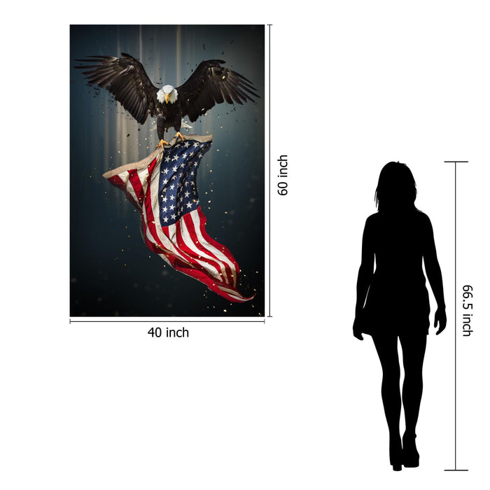 Tempered Glass w/Foil - Eagle Flag