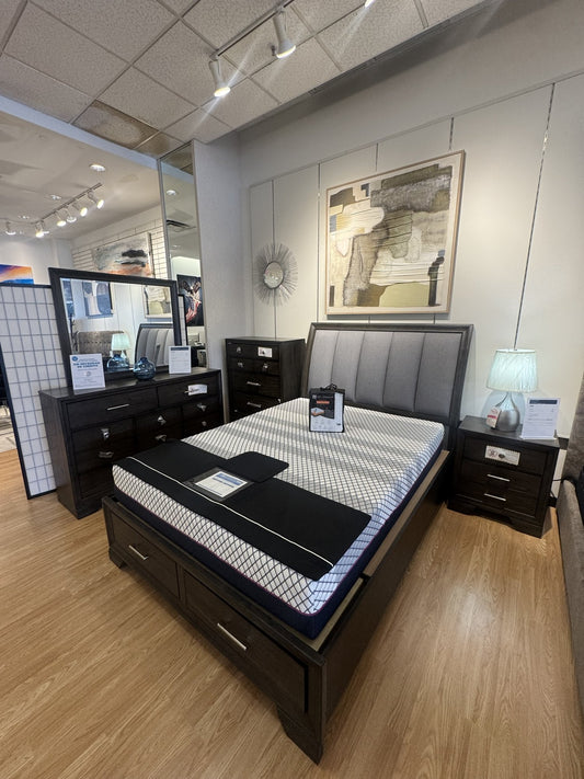 Jaymes queen storage bedroom set closeout at Palacio Furniture Arlington