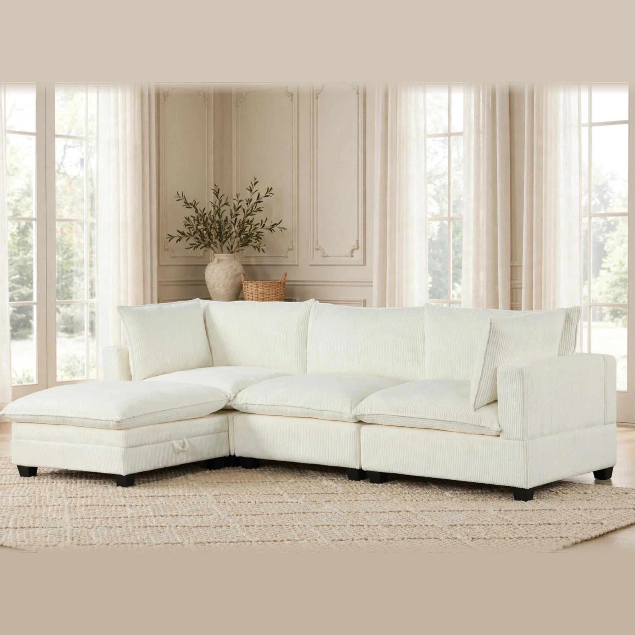 Cloud11 Sectional – White