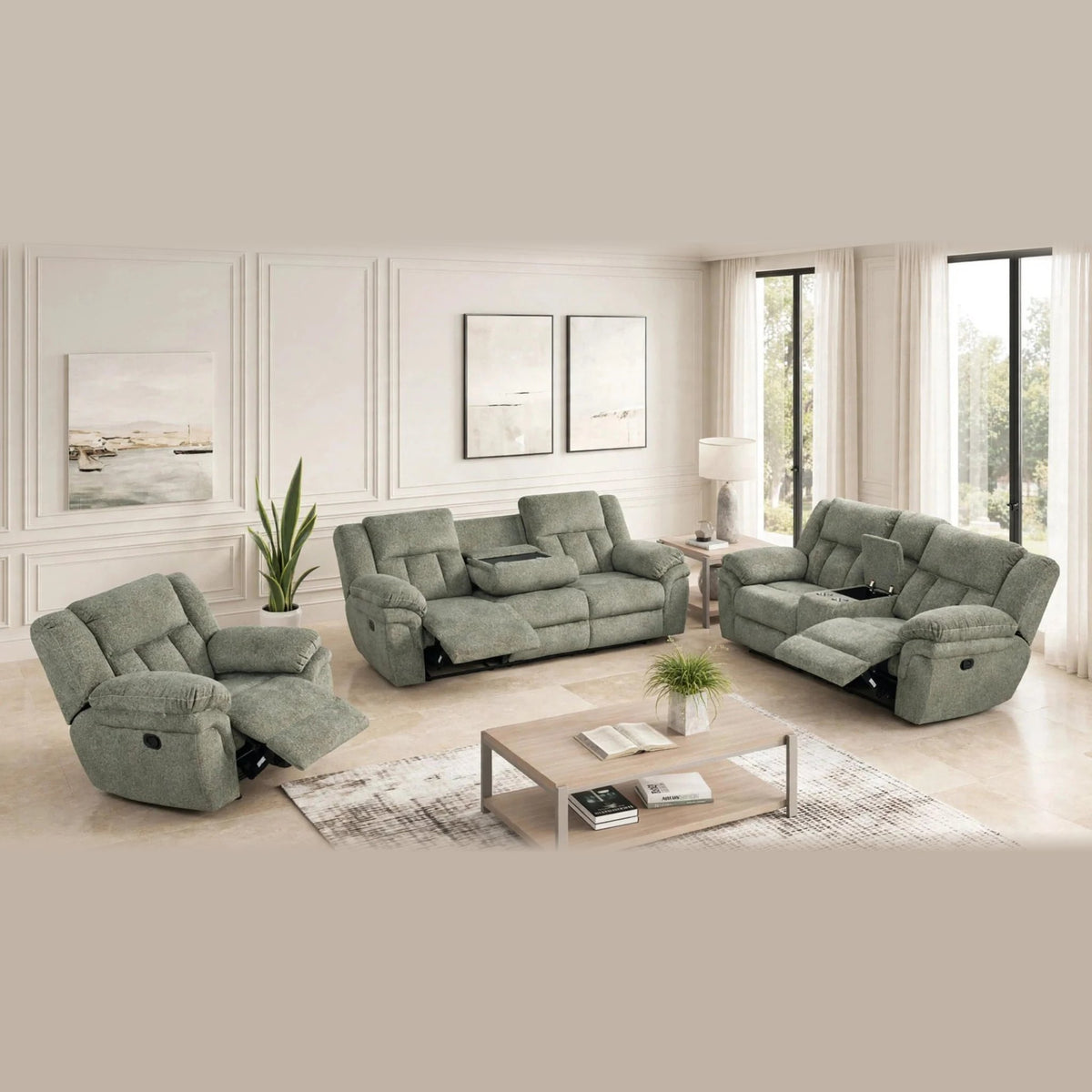 Dallas reclining set