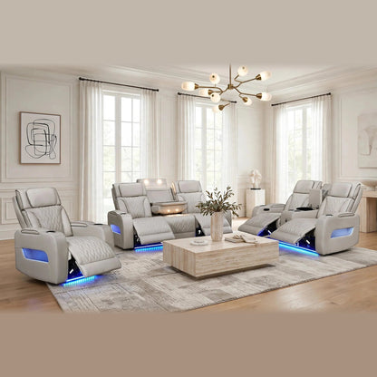 Dubai power reclining set