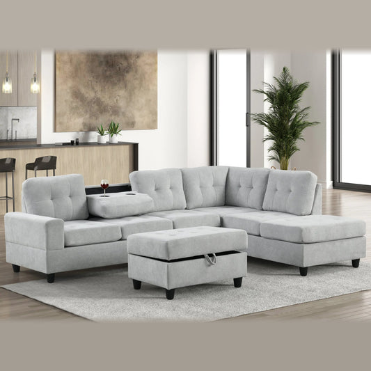 Height Sectional – Grey