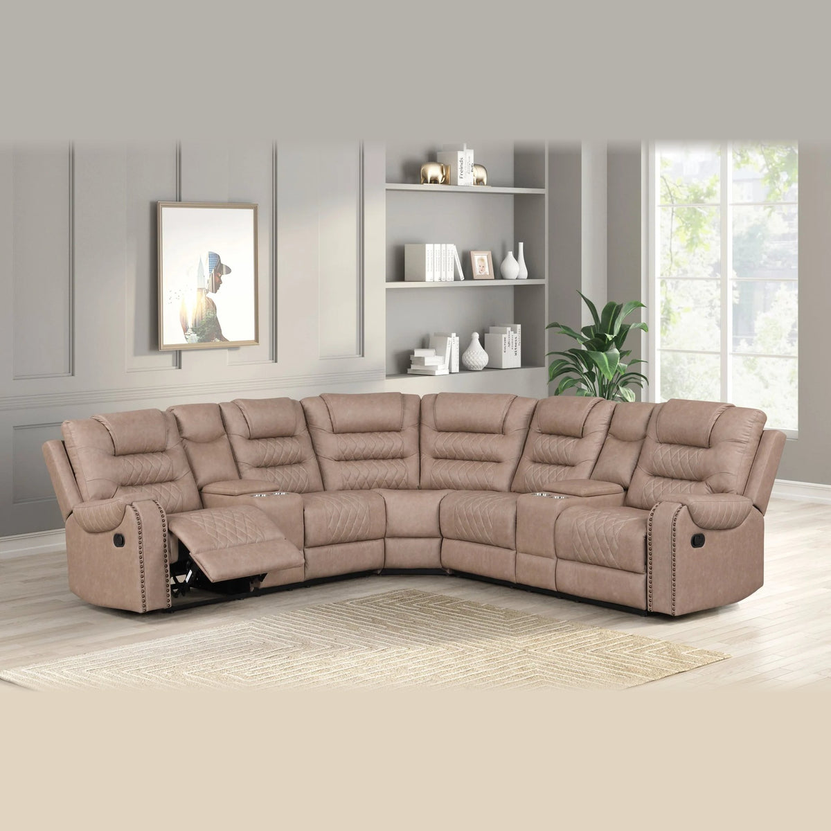 Jordon reclining sectional - jordon4