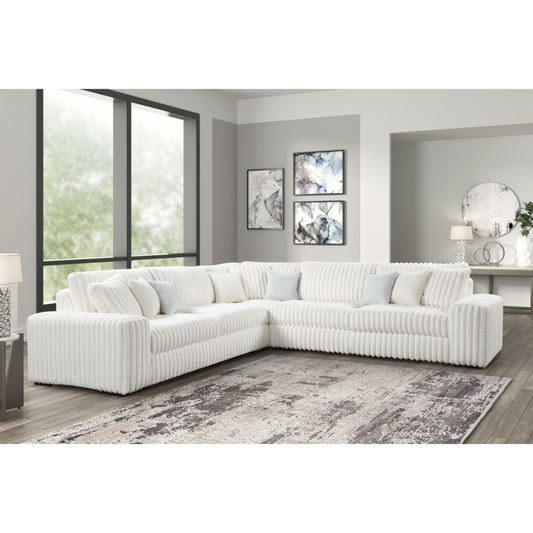 Marshmallow sectional sofa
