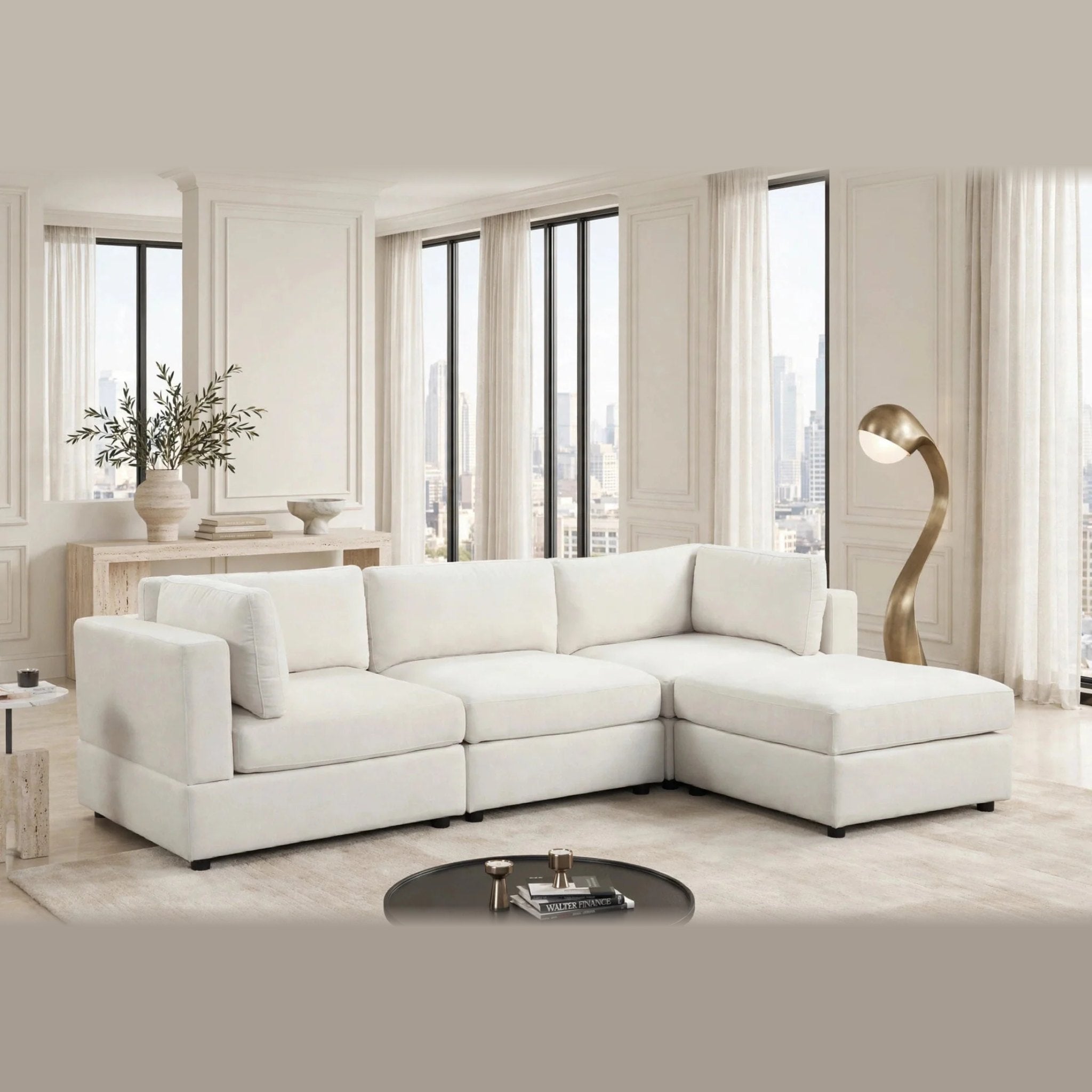 Milan sectional - beige