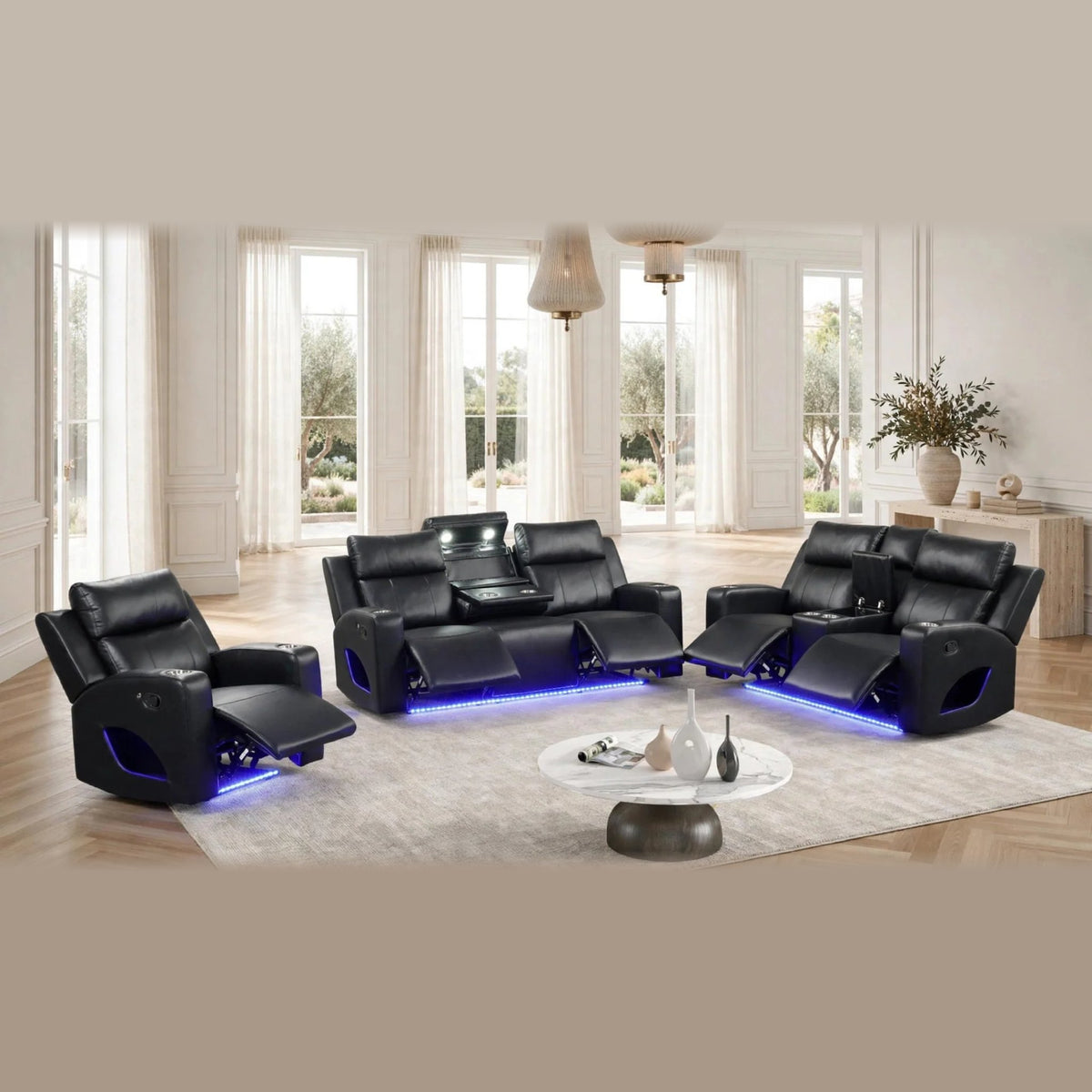 Pinnacle reclining set
