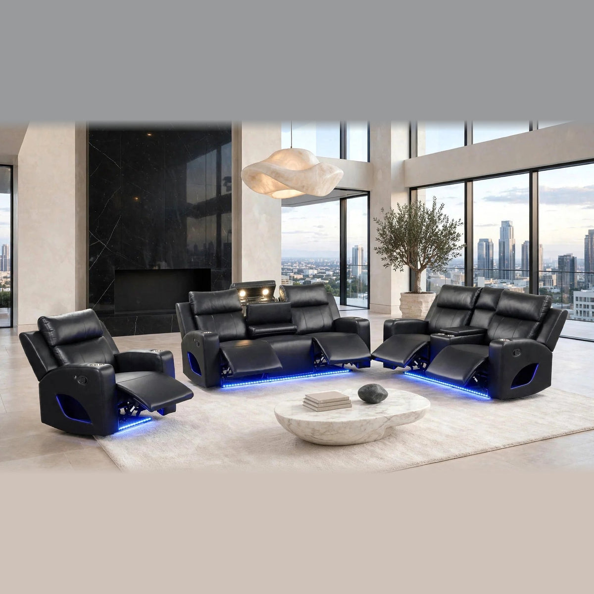 Pinnacle reclining set