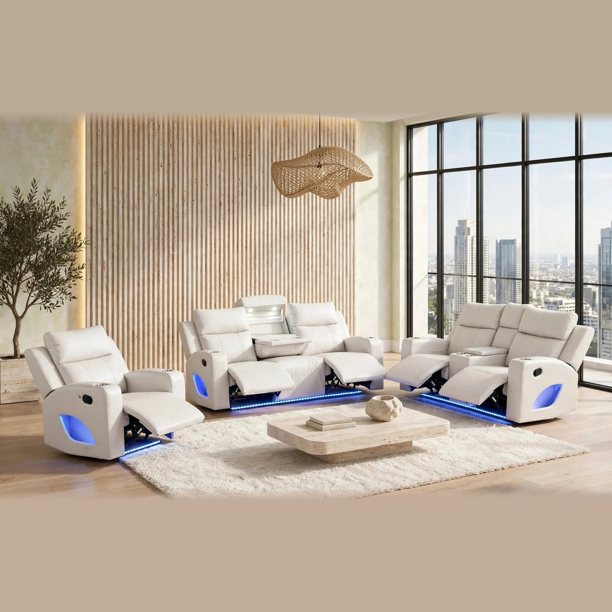 Pinnacle reclining set
