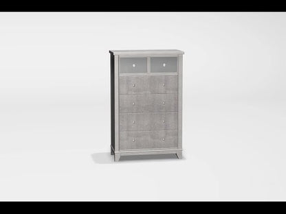  Furniture of America Bryant II 6-Drawer Chest CM7289SV-C EXTERNAL_VIDEO 1