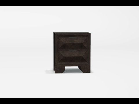  Furniture of America Nikomedes 2-Drawer Nightstand CM7557N EXTERNAL_VIDEO 1