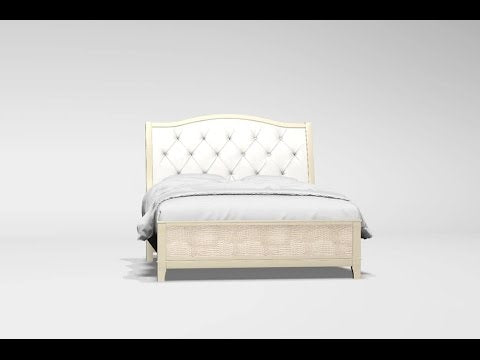  Furniture of America Adeline King Upholstered Panel Bed CM7282EK-BED EXTERNAL_VIDEO 1
