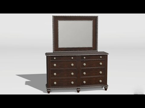 Furniture of America Europa 8-Drawer Dresser CM7389D EXTERNAL_VIDEO 1
