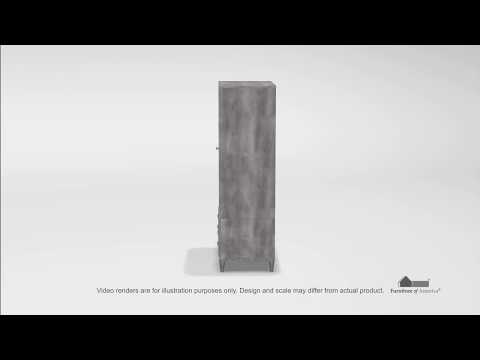  Furniture of America Daphne 2-Drawer Armoire CM7556AR-SET EXTERNAL_VIDEO 1