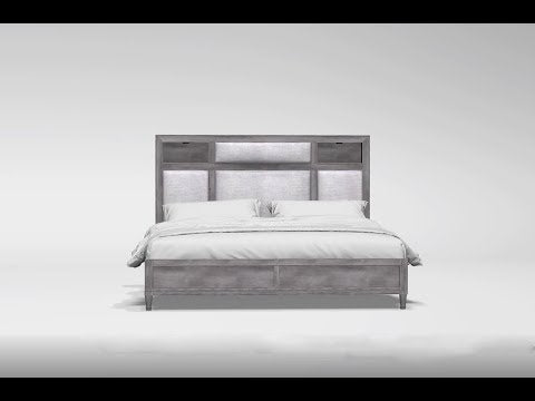  Furniture of America Daphne Queen Panel Bed CM7556Q-BED EXTERNAL_VIDEO 1